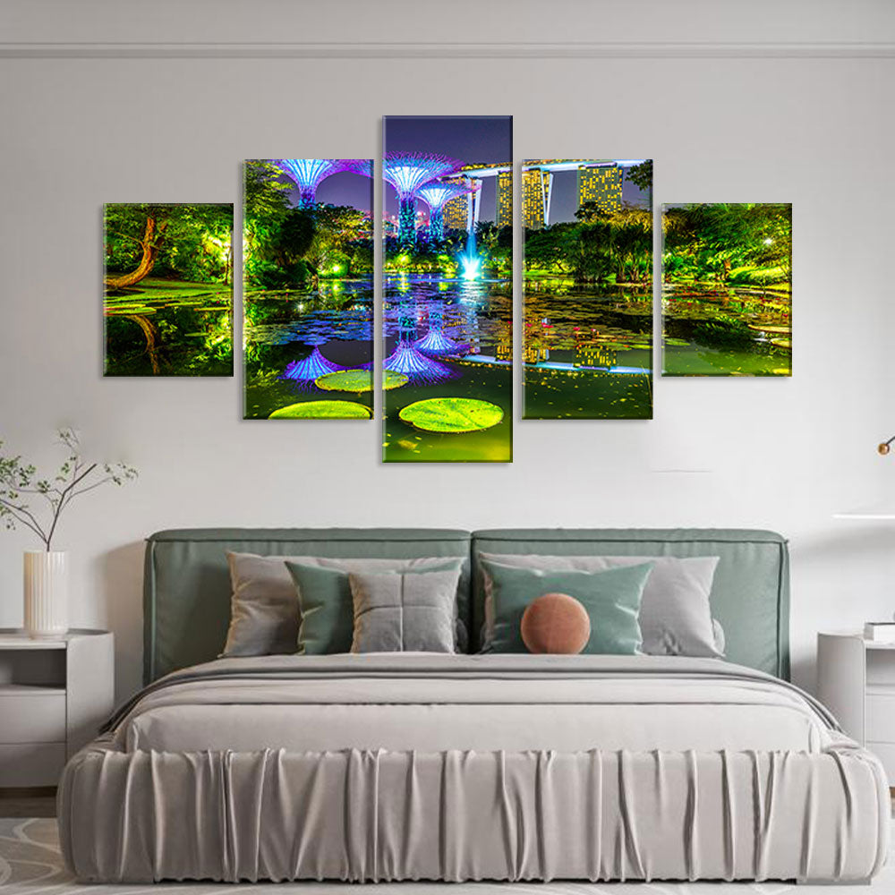 Singapore Gardens by the Bay Canvas Wall Art