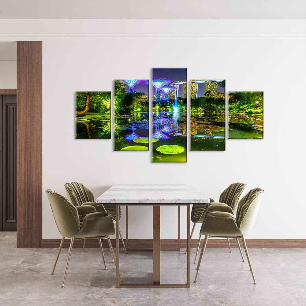 Singapore Gardens by the Bay Canvas Wall Art