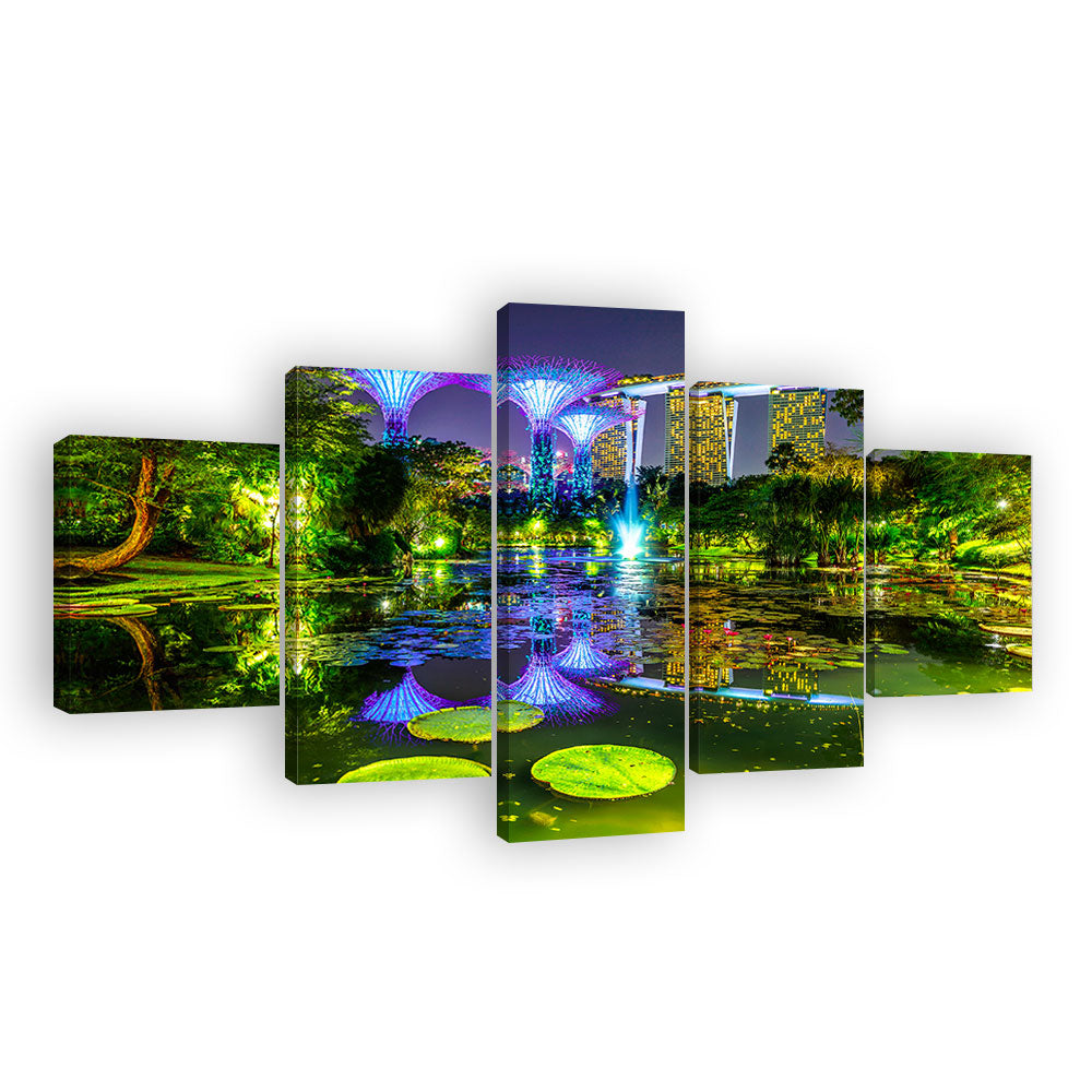 Singapore Gardens by the Bay Canvas Wall Art