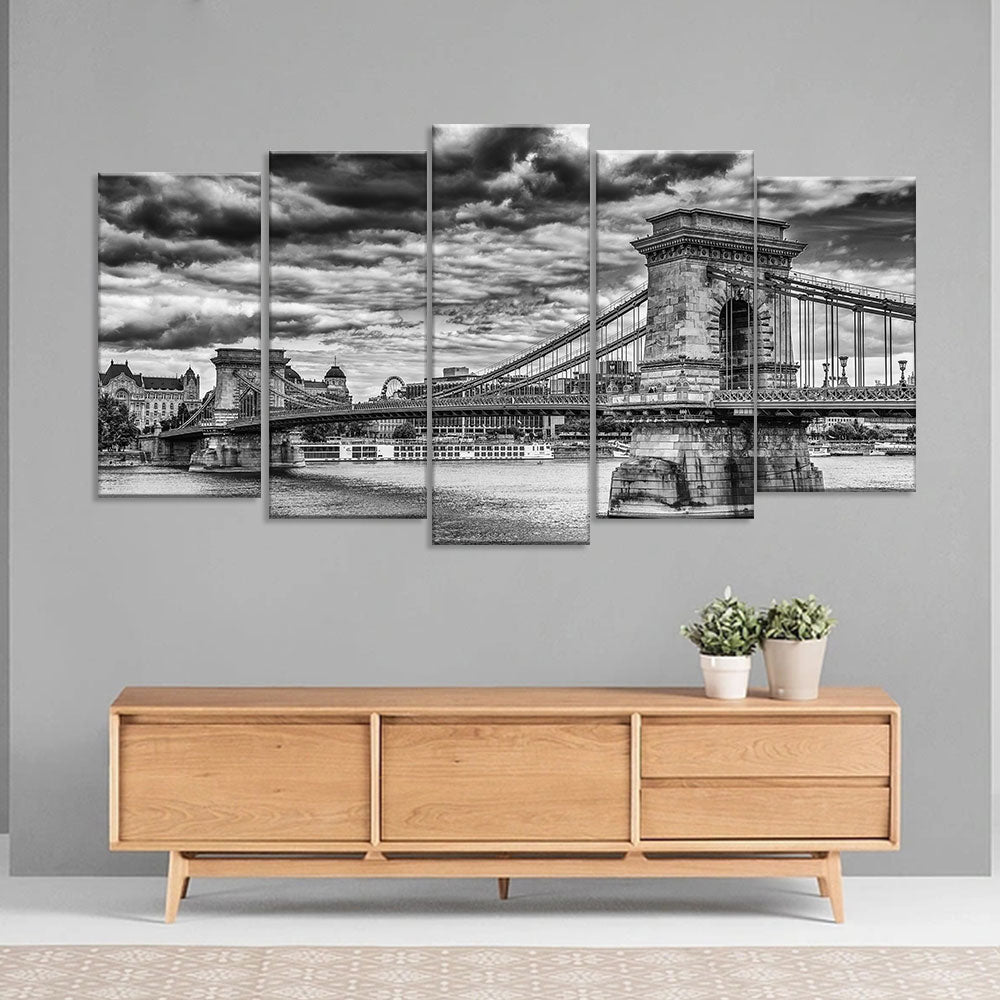 Széchenyi Chain Bridge Canvas Wall Art