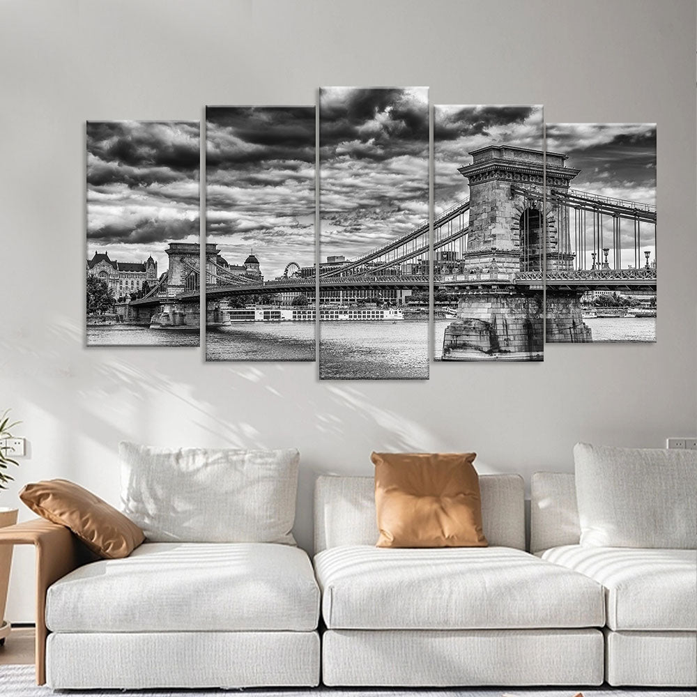 Széchenyi Chain Bridge Canvas Wall Art