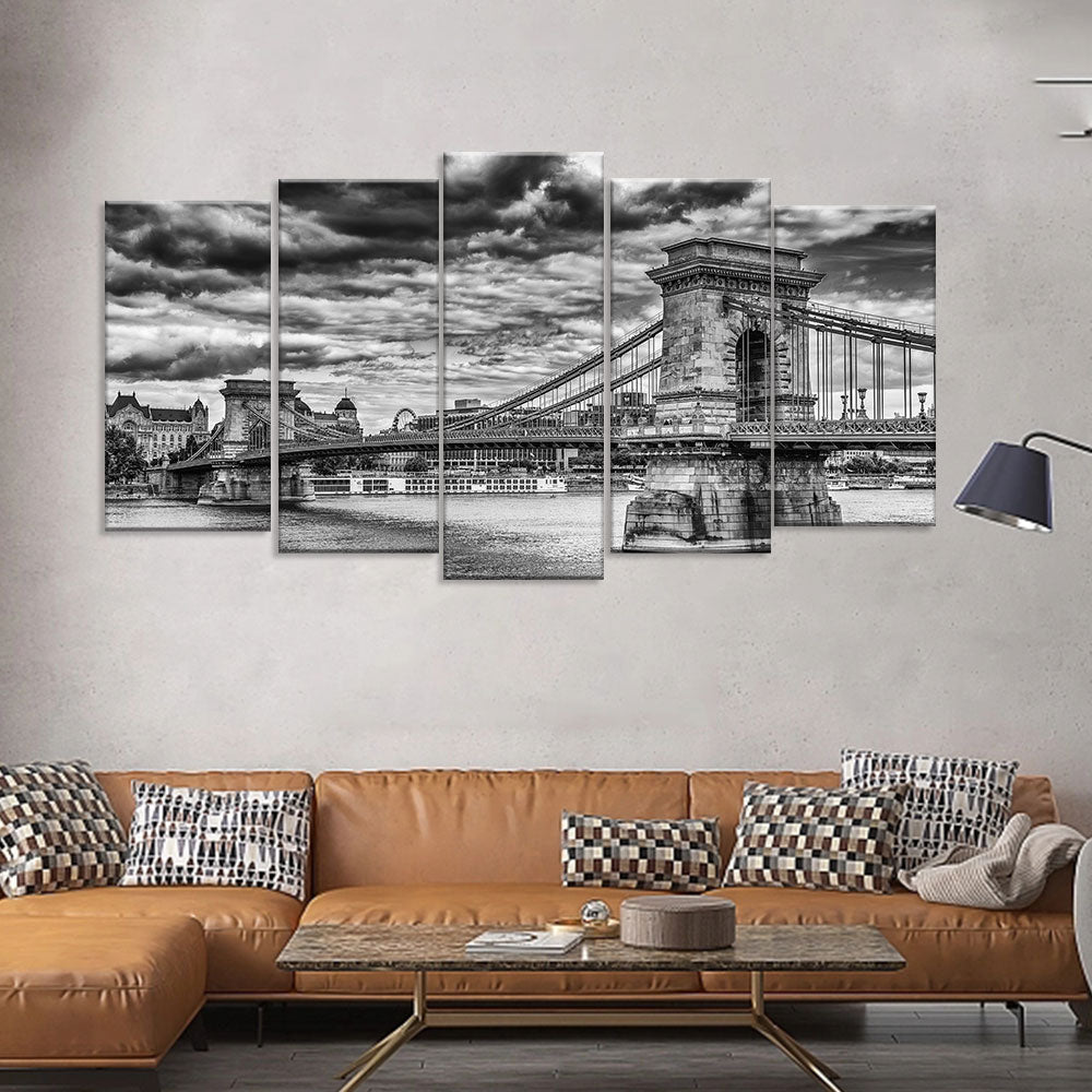 Széchenyi Chain Bridge Canvas Wall Art