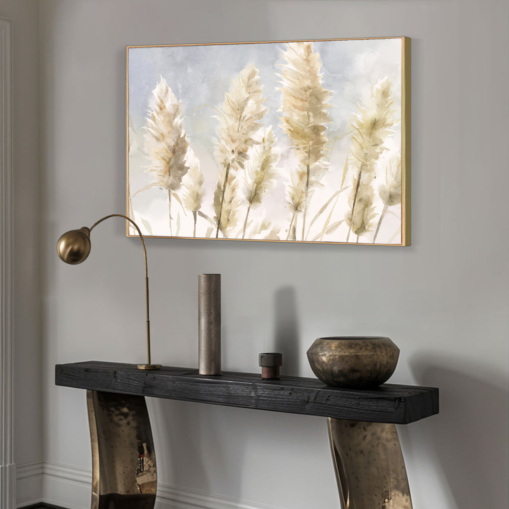 Golden Wheat Fields Canvas Wall Art