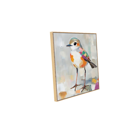 "Vibrant Bird"  – A Playful Pop Of Color - Canvas Wall Art