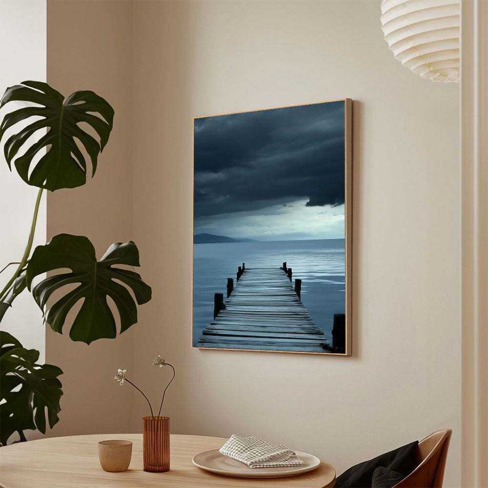 Tranquil Dock Canvas Wall Art