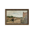 Couple On The Bridge At Pontoise By Camille Pissarro