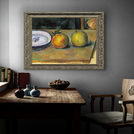 "Apples" or "Two Apples on a Table" By Paul Cézanne