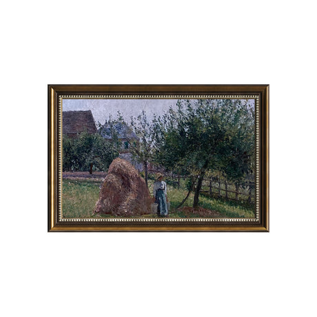 Woman with a Haystack by Camille Pissarro