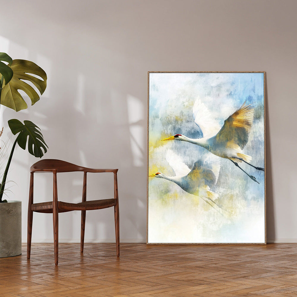 "Graceful Flight" Canvas Wall Art