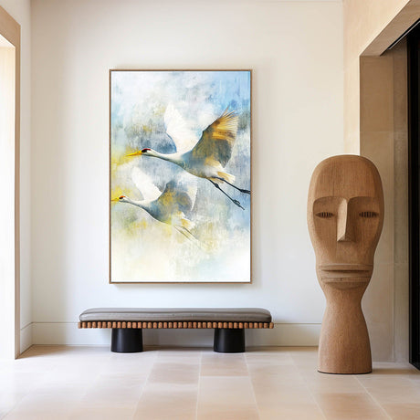 "Graceful Flight" Canvas Wall Art