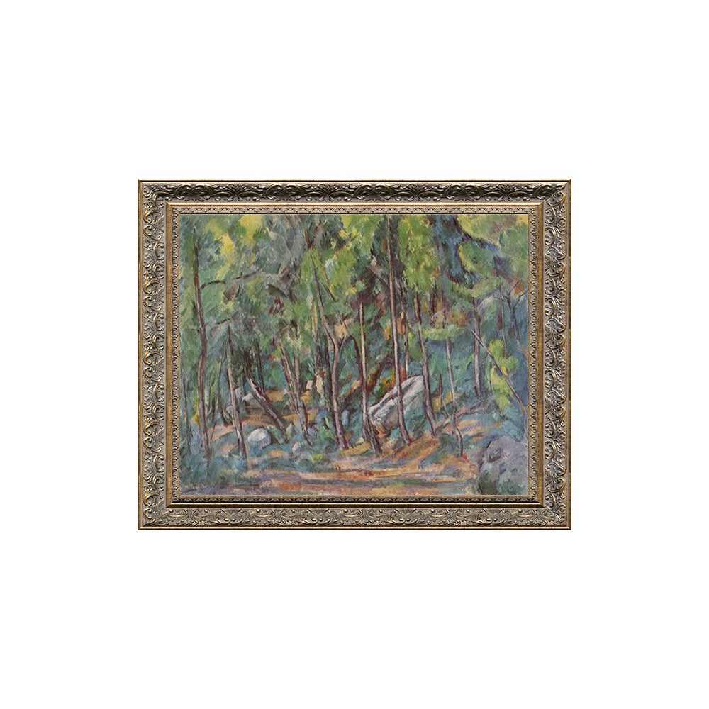 "In the Forest of Fontainebleau" By Paul Cézanne