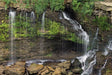 Whispers of the Cliff Gentle Cascade Canvas Wall Art