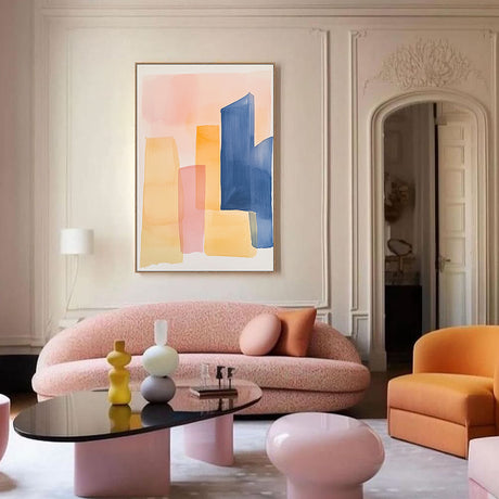 Pastel Skyline: A Minimalist Vision