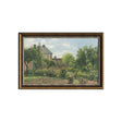 The Artist's Garden At Eragny By Camille Pissarro