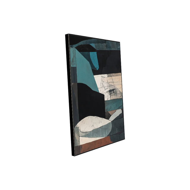 Modern Geometric Elegance – A Bold Blend Of Textures And Tones For Contemporary Space
