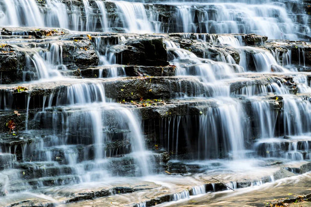 Stone Veil Waterfall Canvas Wall Art