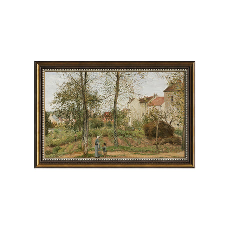 Houses At Bougival By Camille Pissarro