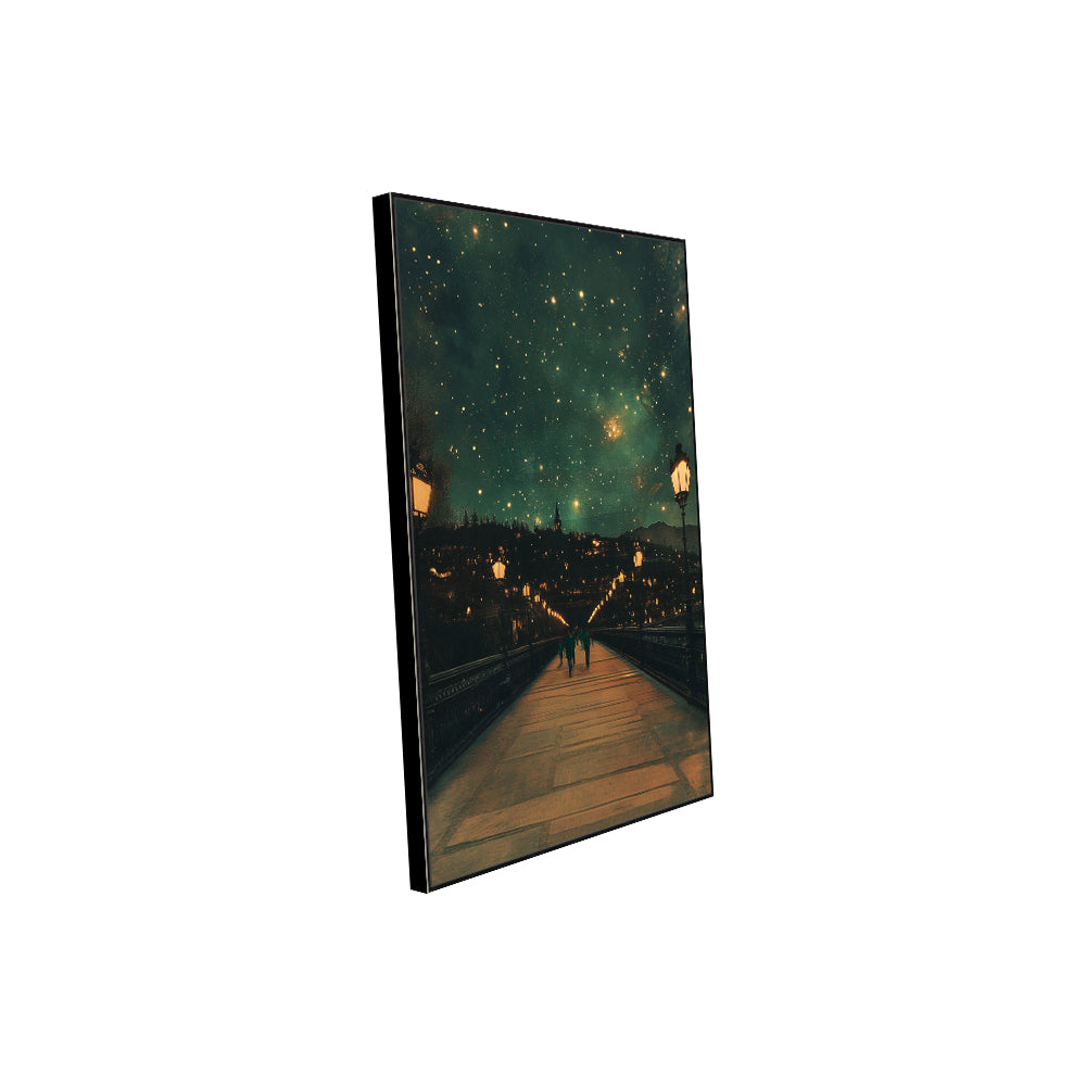 City Lights And A Cosmic View – The Perfect Harmony Of Earth And Sky