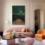 City Lights And A Cosmic View – The Perfect Harmony Of Earth And Sky