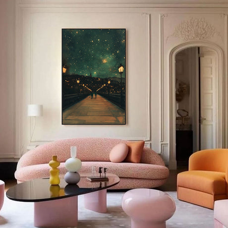 City Lights And A Cosmic View – The Perfect Harmony Of Earth And Sky