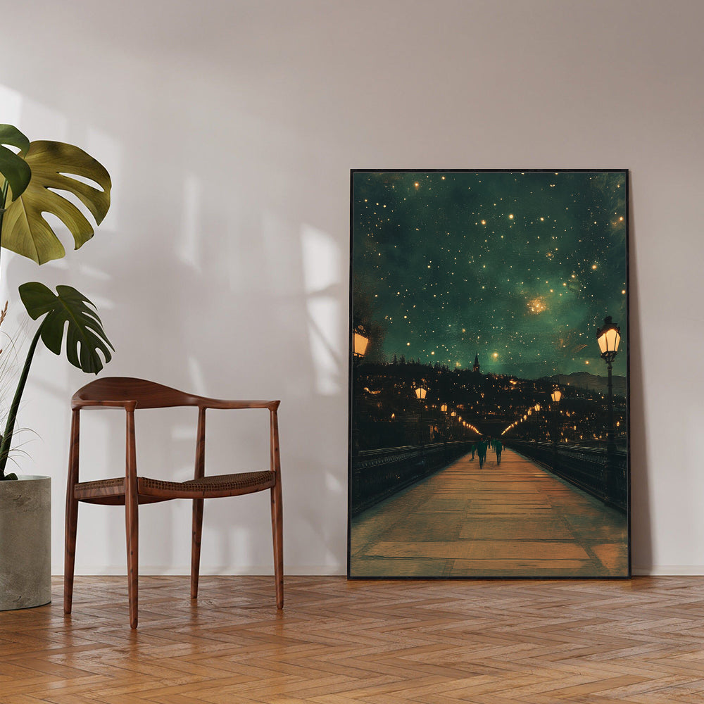 City Lights And A Cosmic View – The Perfect Harmony Of Earth And Sky