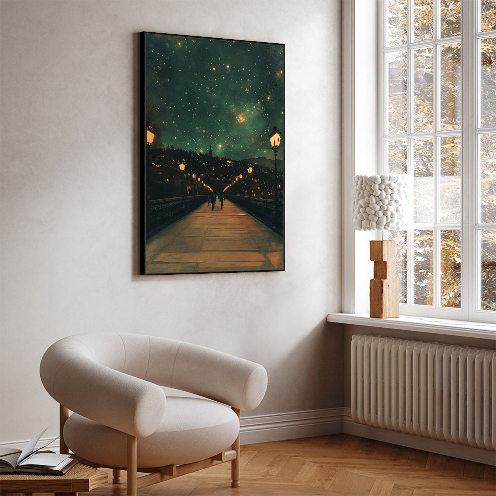 City Lights And A Cosmic View – The Perfect Harmony Of Earth And Sky