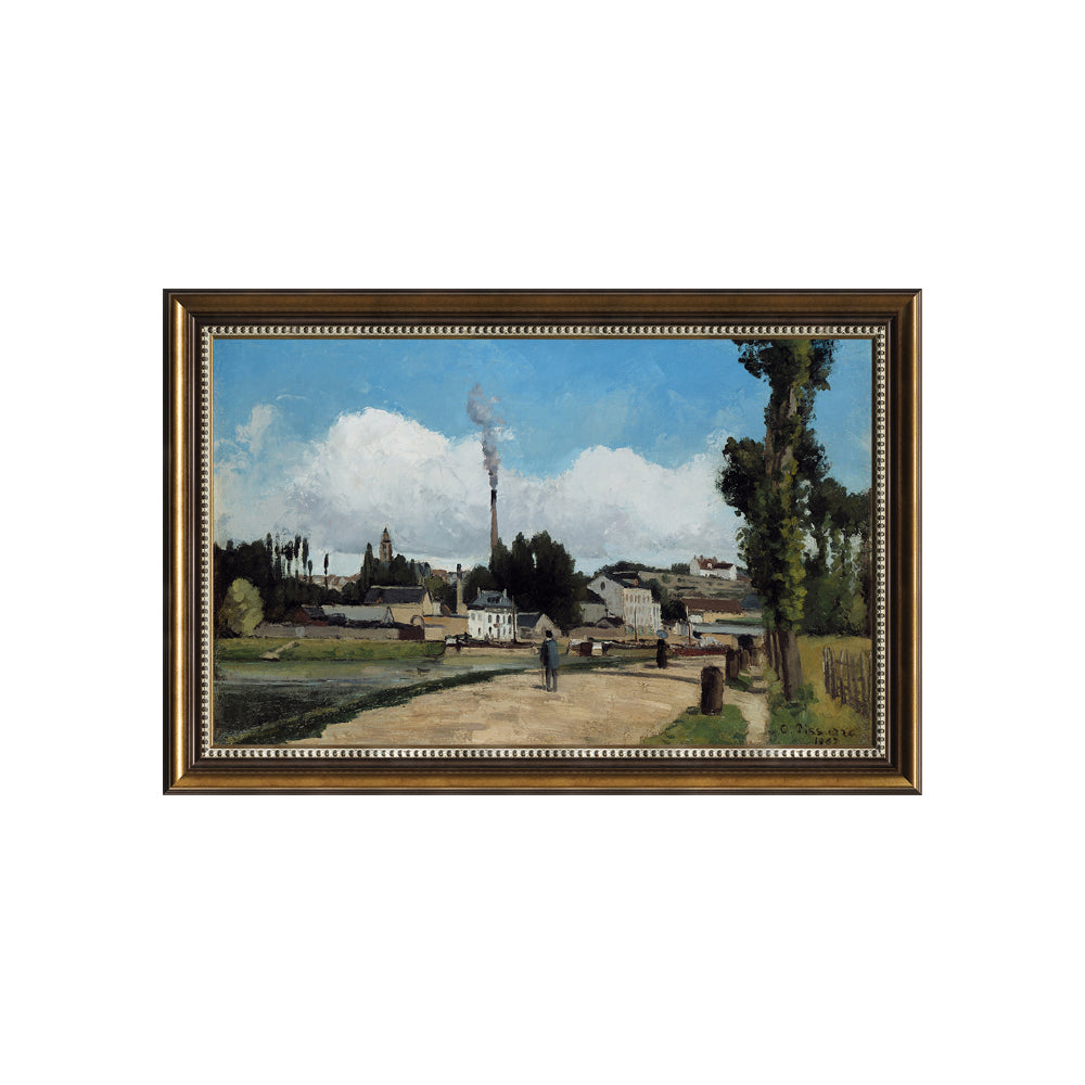 The Factory at Pontoise by Camille Pissarro