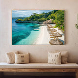 Paradise Shoreline Canvas – Escape To Serenity