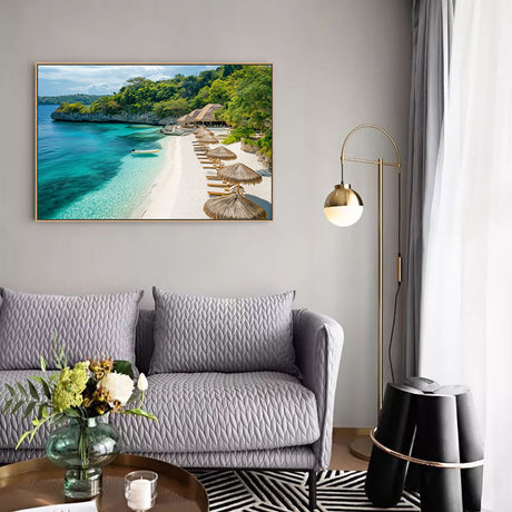 Paradise Shoreline Canvas – Escape To Serenity