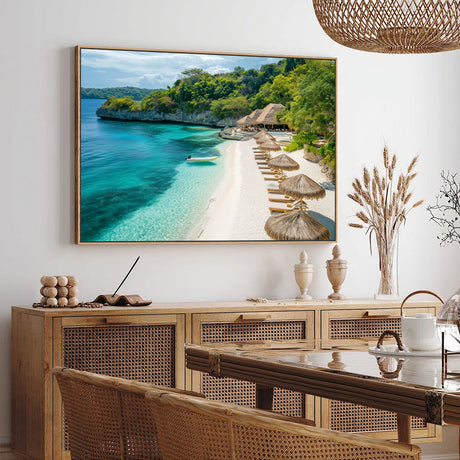 Paradise Shoreline Canvas – Escape To Serenity