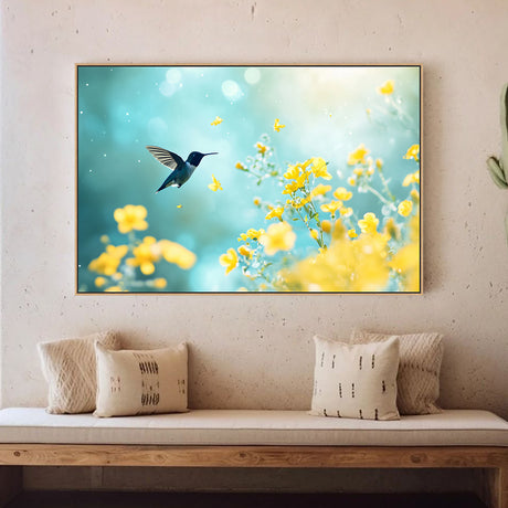 Hummingbird Bliss – Nature’s Elegance Wall Art