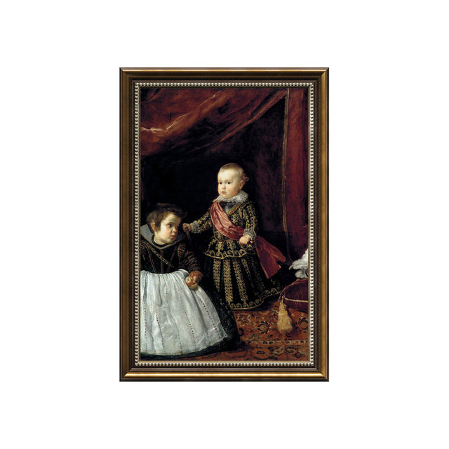 Prince Baltasar Carlos With A Dwarf By Diego Velázquez