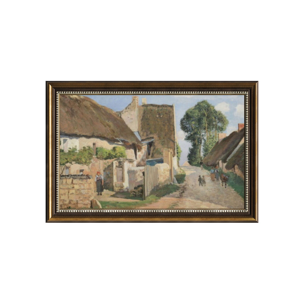 The Village Of Auvers-Sur-Oise By Camille Pissarro