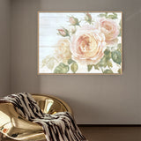 Vintage Rose Elegance Canvas Wall Art