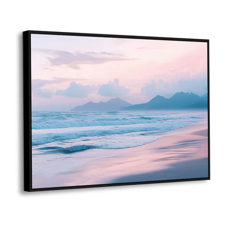 Serene Coastal Horizon Canvas Wall Art