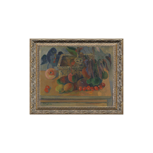 Still Life With Basket By Paul Gauguin