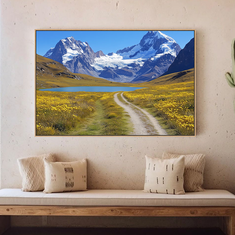 Mountain Pathway Canvas Wall Art