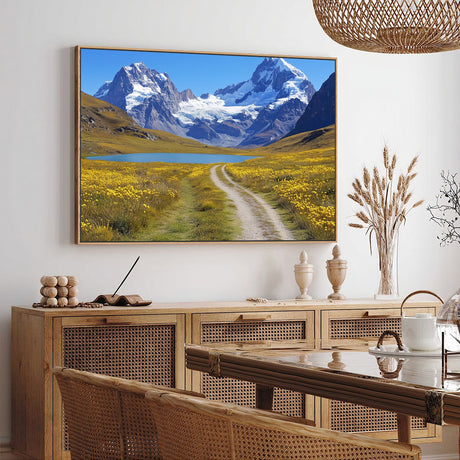 Mountain Pathway Canvas Wall Art