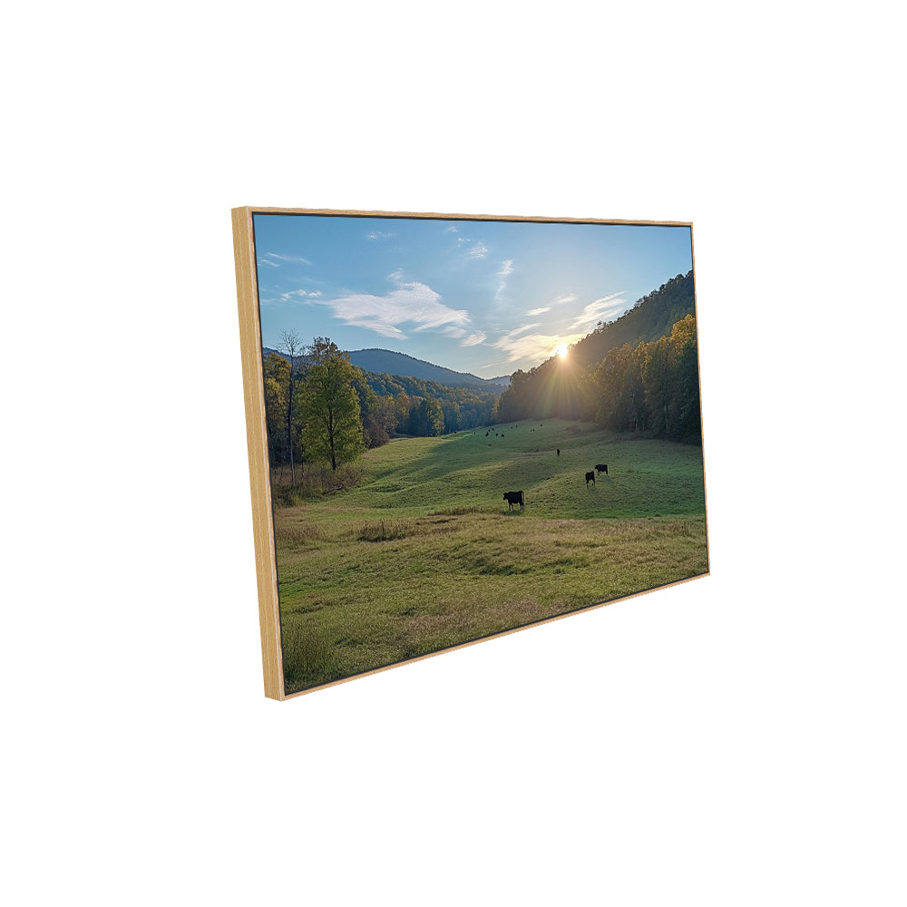 Countryside Sunrise Canvas Wall Art
