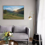Countryside Sunrise Canvas Wall Art