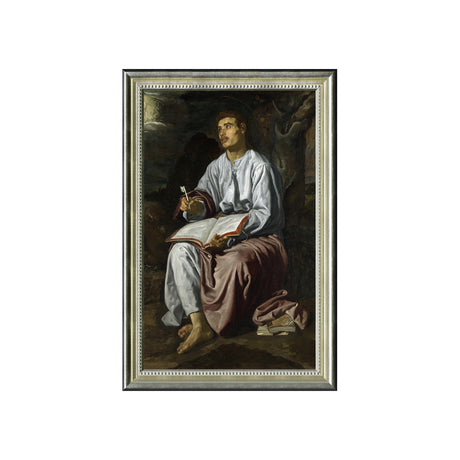 Saint John The Evangelist On Patmos By Diego Velázquez