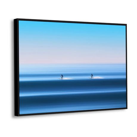 Riding The Endless Waves Canvas Wall Art