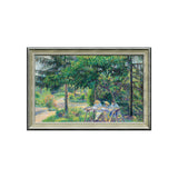 Artists In The Garden By Camille Pissarro