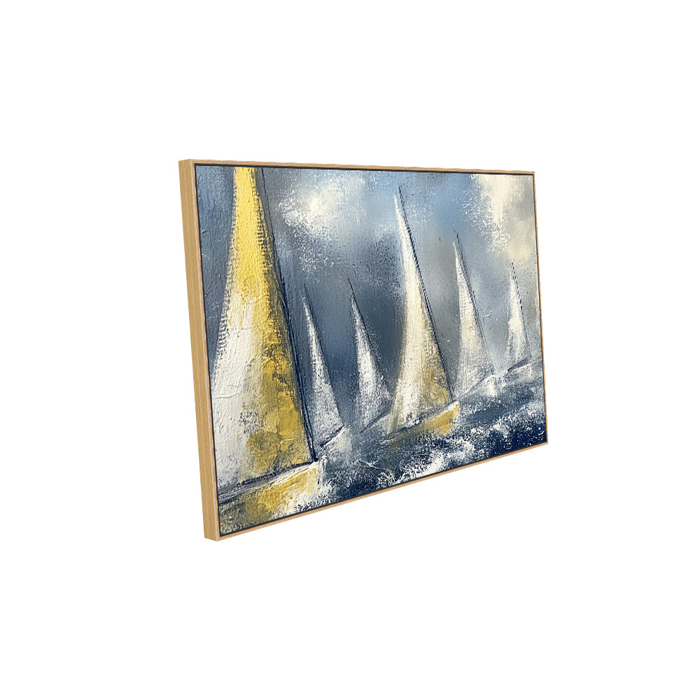 Ocean Regatta Modern Canvas