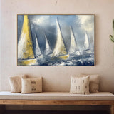 Ocean Regatta Modern Canvas
