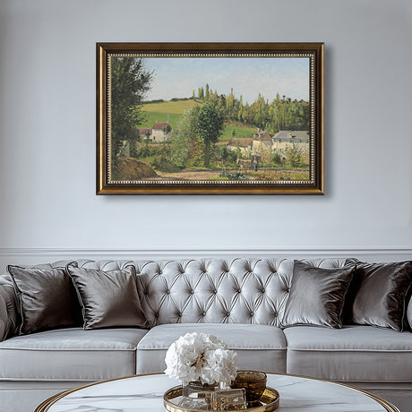 The Hermitage At Pontoise By Camille Pissarro