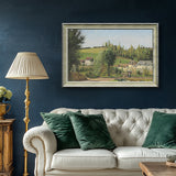 The Hermitage At Pontoise By Camille Pissarro
