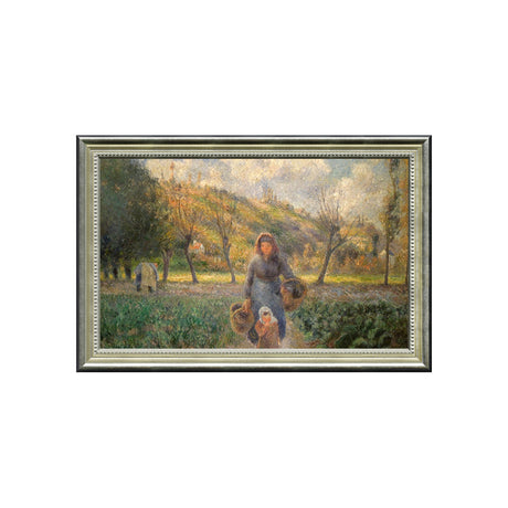 The Cabbage Gatherers By Camille Pissarro