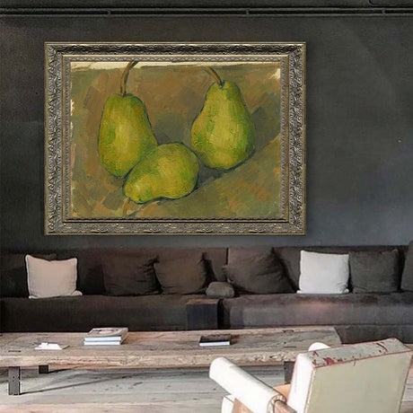 Three Pears By Paul Cézanne