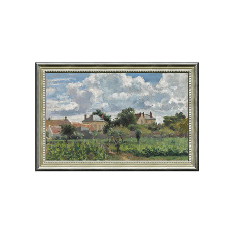 The Vineyard At Eragny By Camille Pissarro